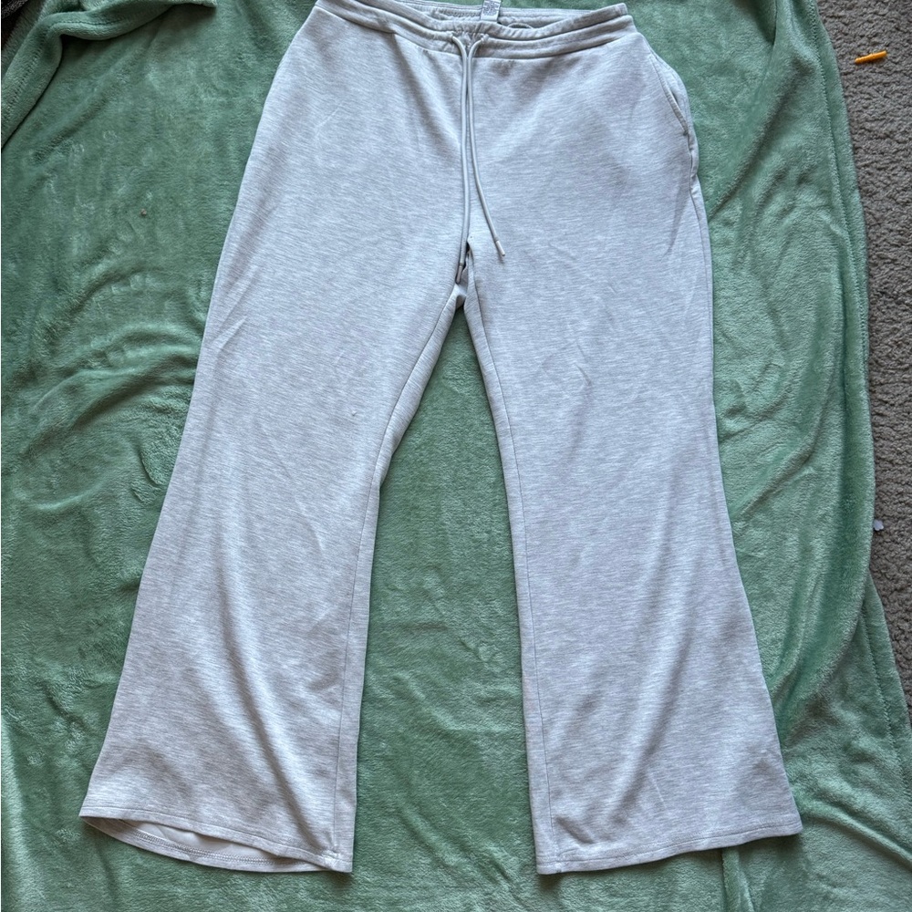 Women's Wide Leg Gray Pants